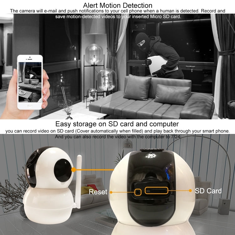 Anpwoo YT006 720P HD WiFi IP Camera, Support Motion Detection & Infrared Night Vision & SD Card(Max 32GB), YT006 Anpwoo YT006 720P HD WiFi IP Camera, Support Motion Detection & Infrared Night Vision & SD Card(Max 32GB), YT006